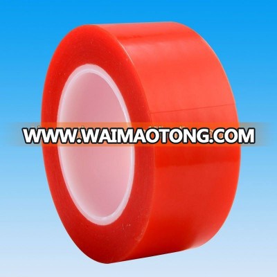 Red double sided PET tape