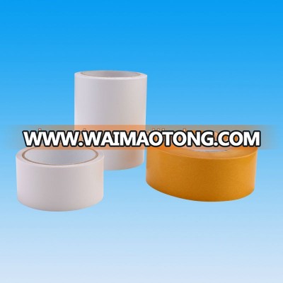 Jumbo roll tissue adhesive solvent tapes