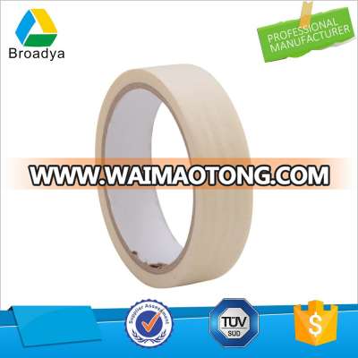 Free sample competitive price jumbo roll 100 degree resistance Rubber White Masking tape